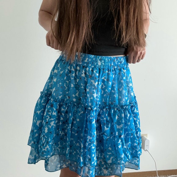 Dresses & Skirts - Blue Floral Women's Skirt